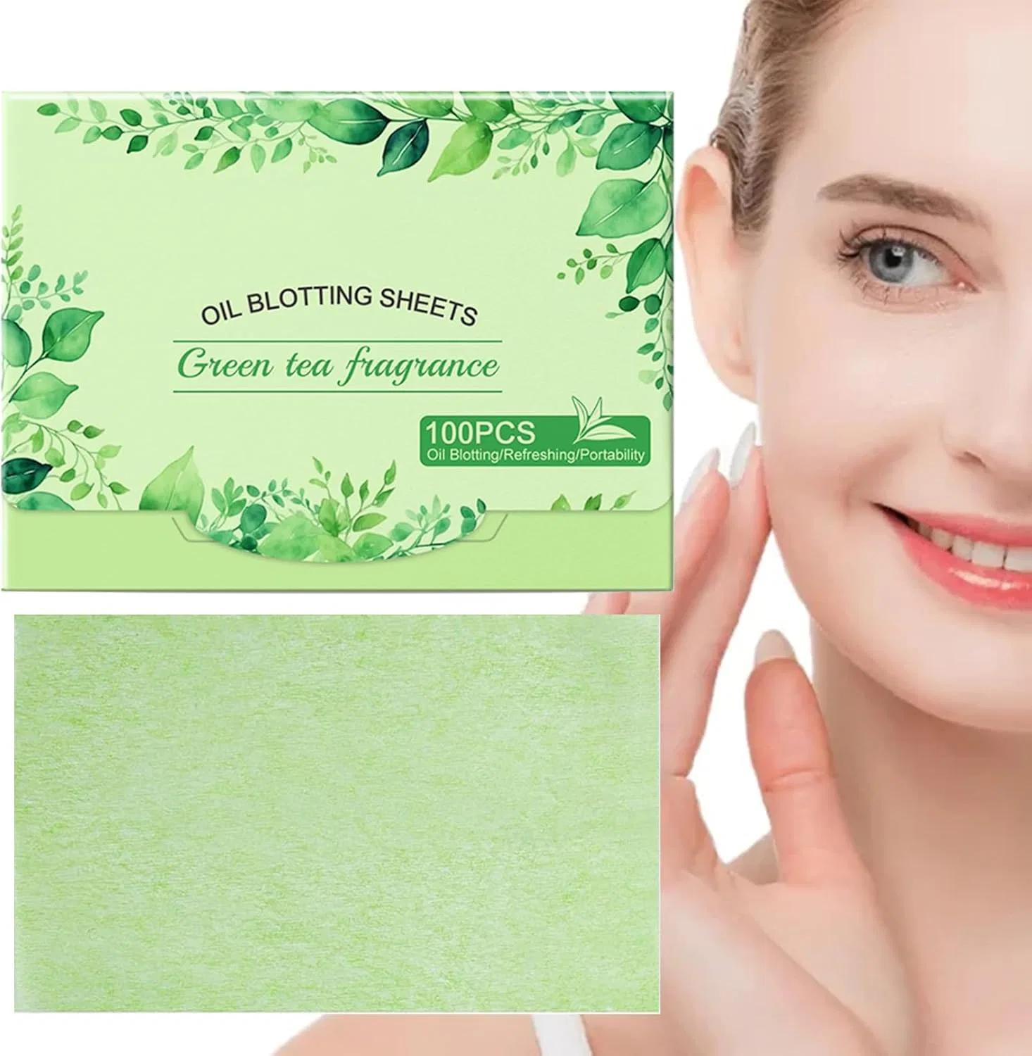 Матирующие салфетки для лица Oil Blotting Sheet, 100 шт, Generic — фото 4