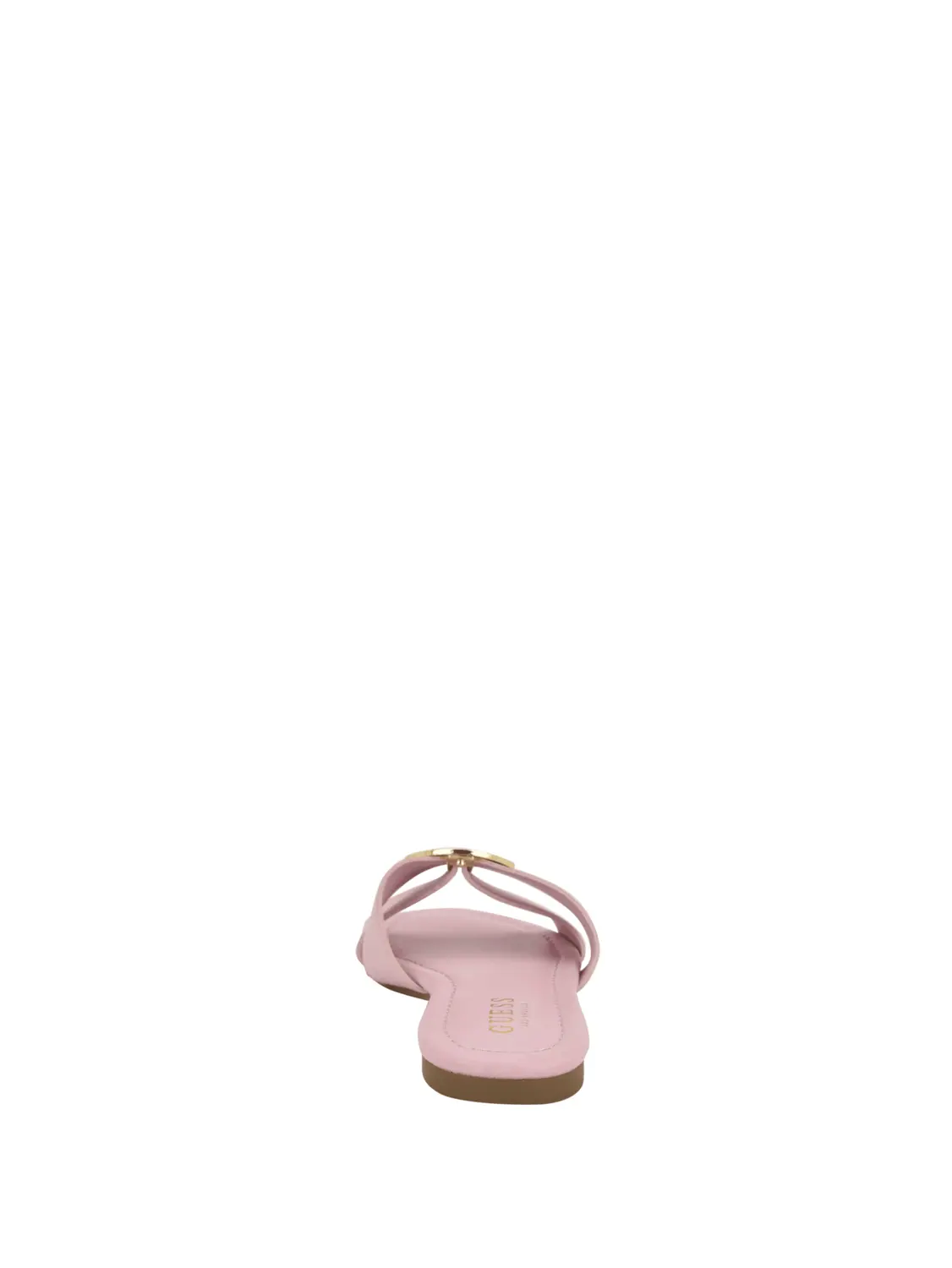 Сандалии Lydia Signature Slide Guess Factory, слоновая кость — фото 4