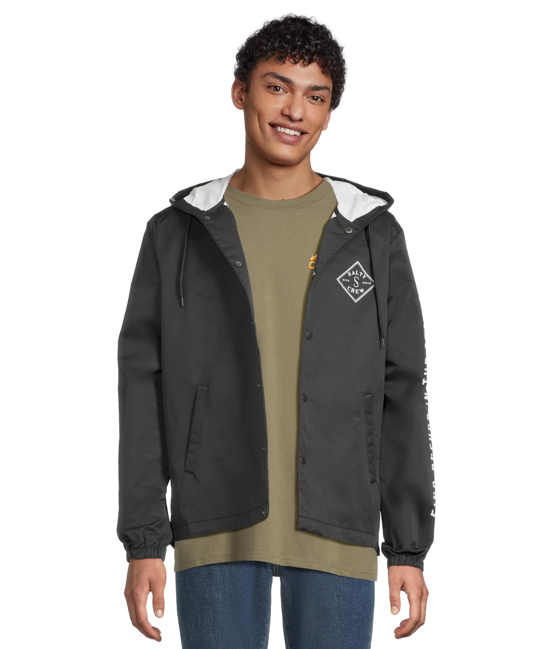 

Куртка Salty Crew Tippet Snap Jacket, черный