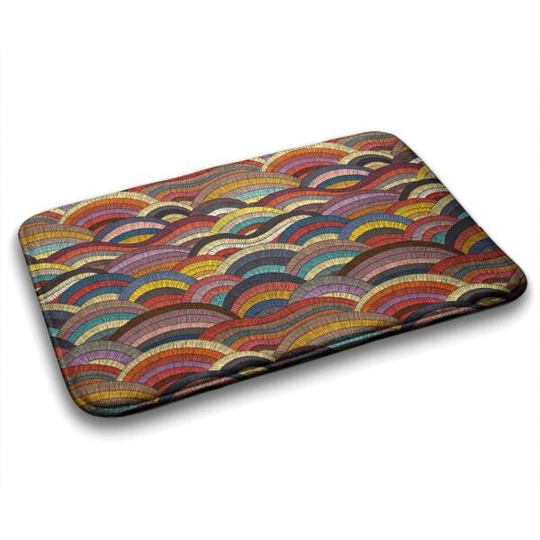 

Коврик для ванной Tulup Bunte Abstraktion, 75x1x75 см, красный