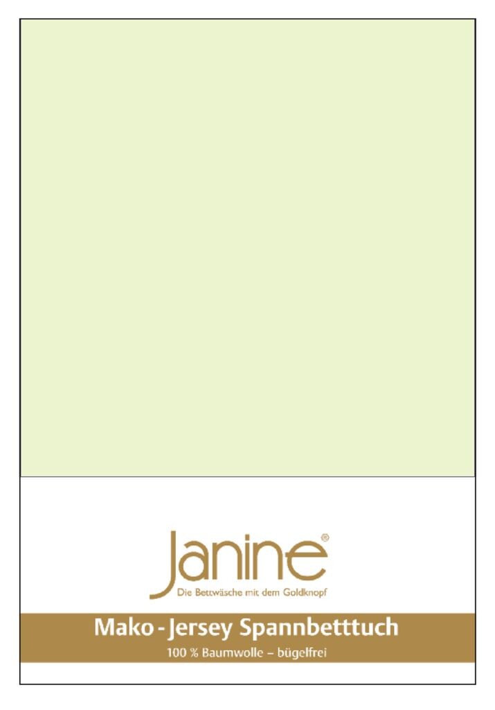 

Простыня Janine JERSEY.100 Х 200 салатовый Original Janine
