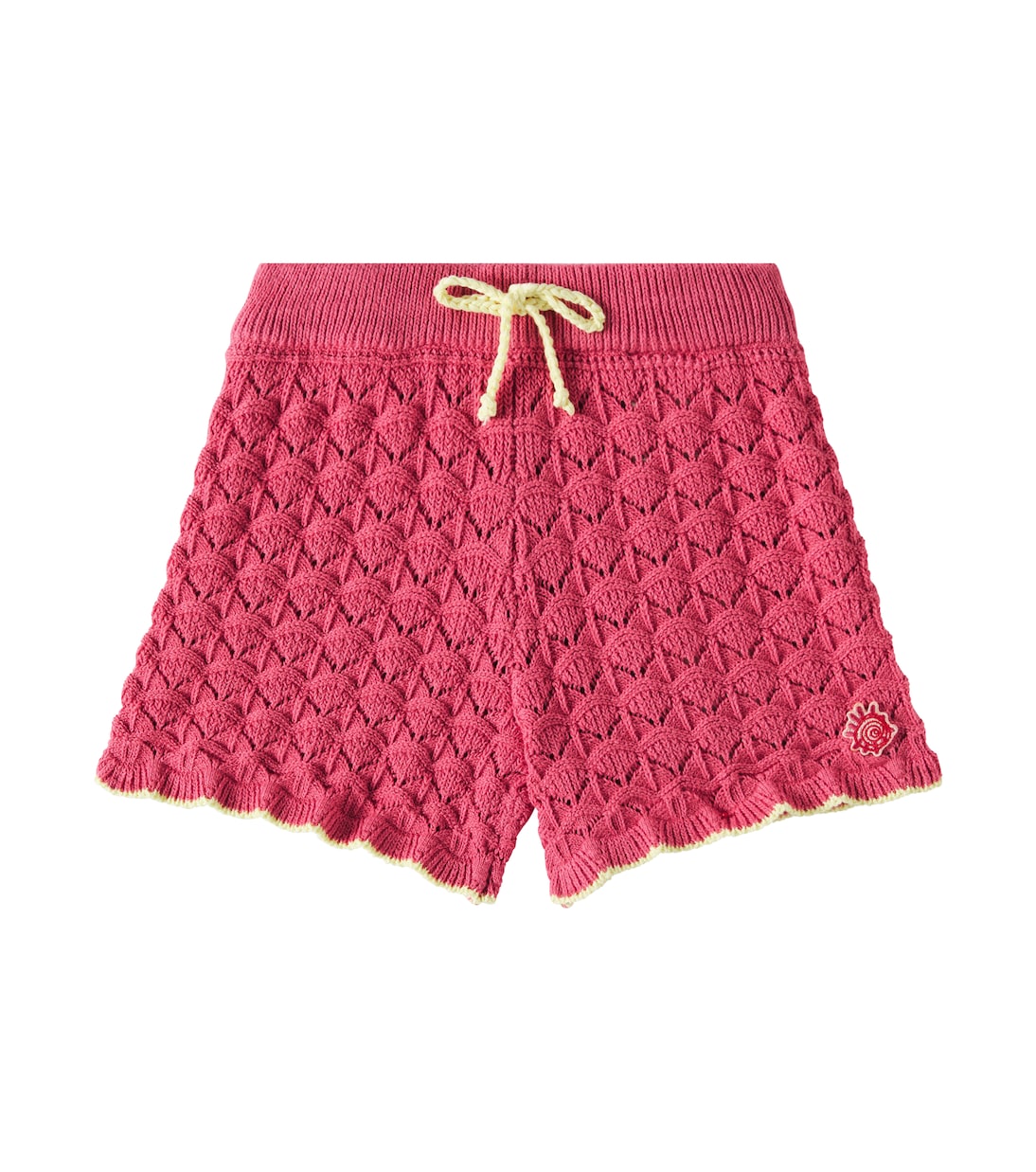 

Трикотажные шорты из смесовой хлопчатобумажной ткани Scotch & Soda Kids, Dark Pink