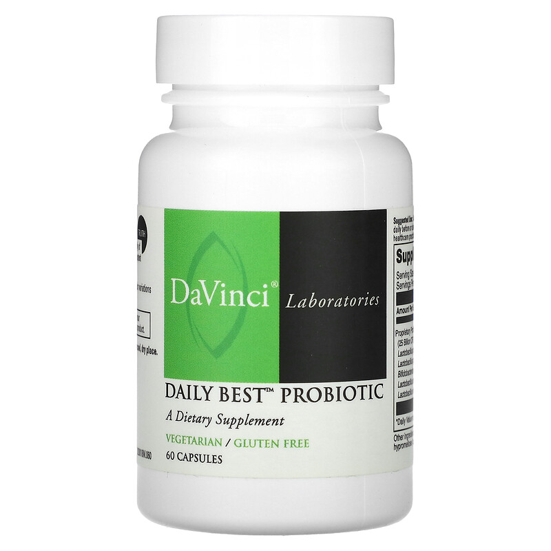 

DaVinci Laboratories, Daily Best Probiotic, 60 капсул