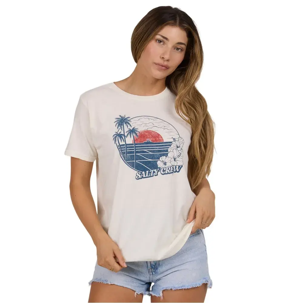 

Футболка с коротким рукавом Salty Crew Beach scene b.f, белый