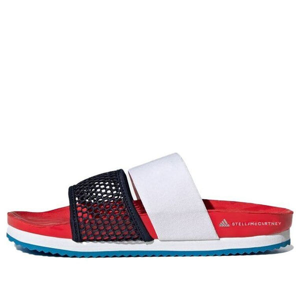 Тапочки stella mccartney x lette slides slippers red Adidas, красный
