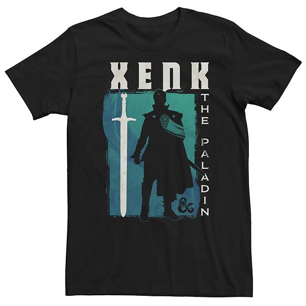 

Футболка Big & Tall Dungeons & Dragons Xenk the Paladin Silhouette Licensed Character