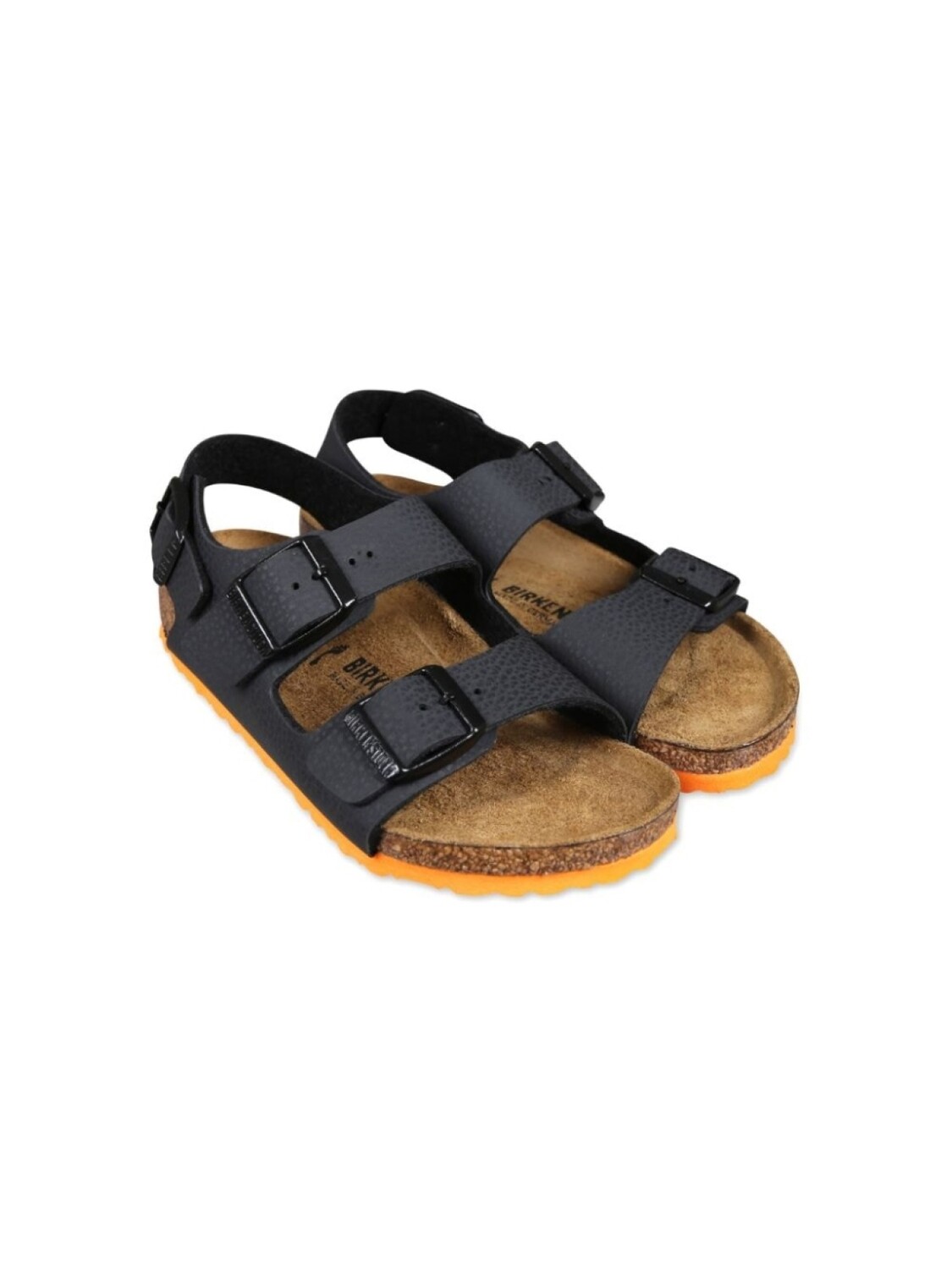 

Birkenstock сандалии с пряжками, черный