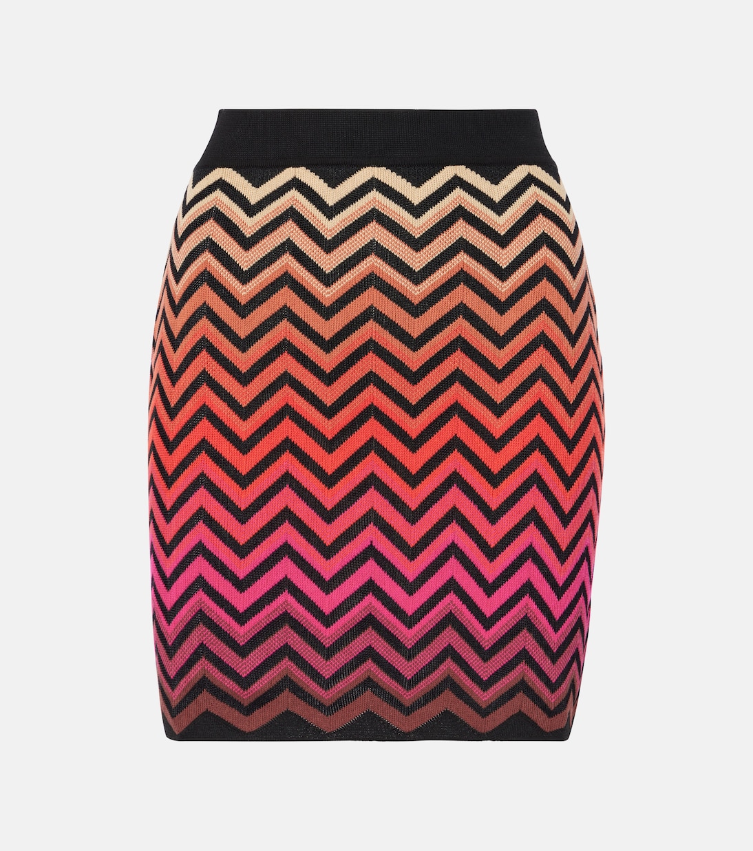 

Мини-юбка Zig Zag из хлопковой смеси Missoni, Multiclr Blk Red Fuscia Brwn