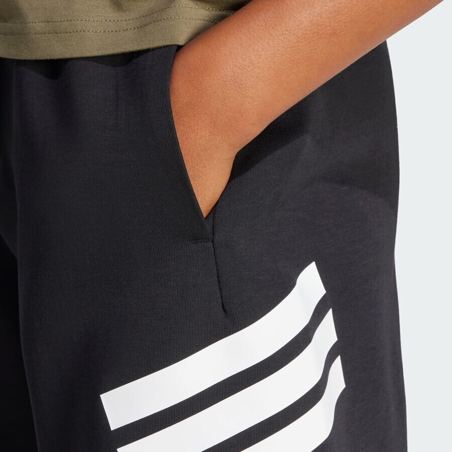 Шорты ADIDAS SPORTSWEAR Loose fit Workout Pants Future Icons, черный — фото 4