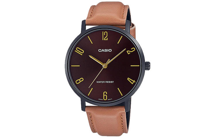 

CASIO Часы Men Standard Series 46mm Red Watch MTP-VT01BL-5B, Red Watch Dial