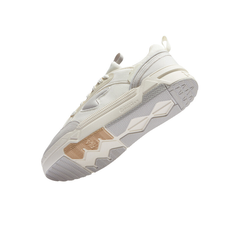 Кроссовки FILA FUSION BANK DX Skateboarding Shoes Men Low-top Snow White/Antarctic Gray, серый — фото 4