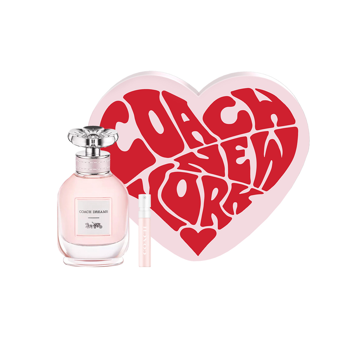 

Женские духи Dream Journey подарочный набор в форме сердца парфюмерная вода EDP 40мл/60мл+2мл цветочный аромат Heart Scent COACH