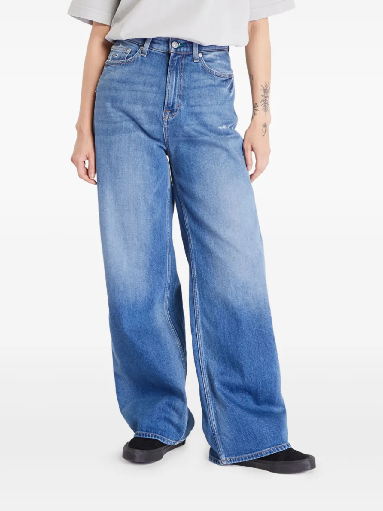 

Tommy Jeans широкие джинсы Claire, синий