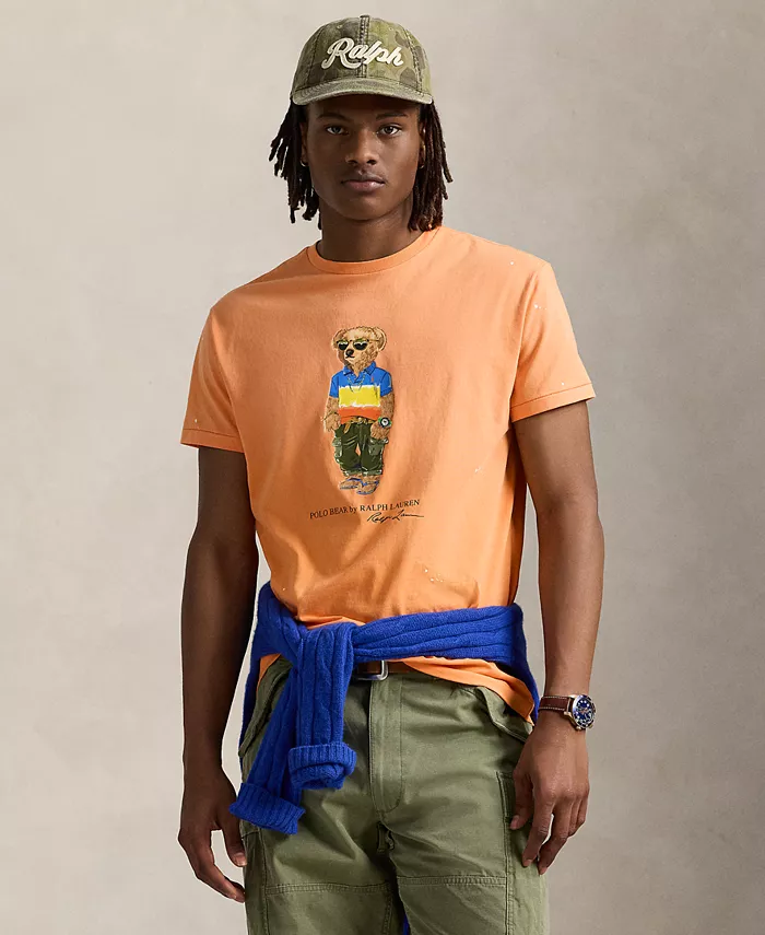 

Мужская классическая футболка Polo Bear Polo Ralph Lauren, оранжевый