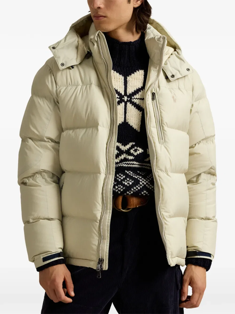 Стеганая куртка с капюшоном Polo Ralph Lauren, нейтральный — фото 3