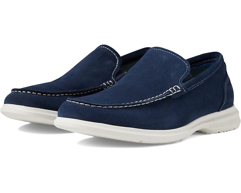 

Лоферы Florsheim Hamptons Moc Toe Venetian Loafer, цвет Navy Suede