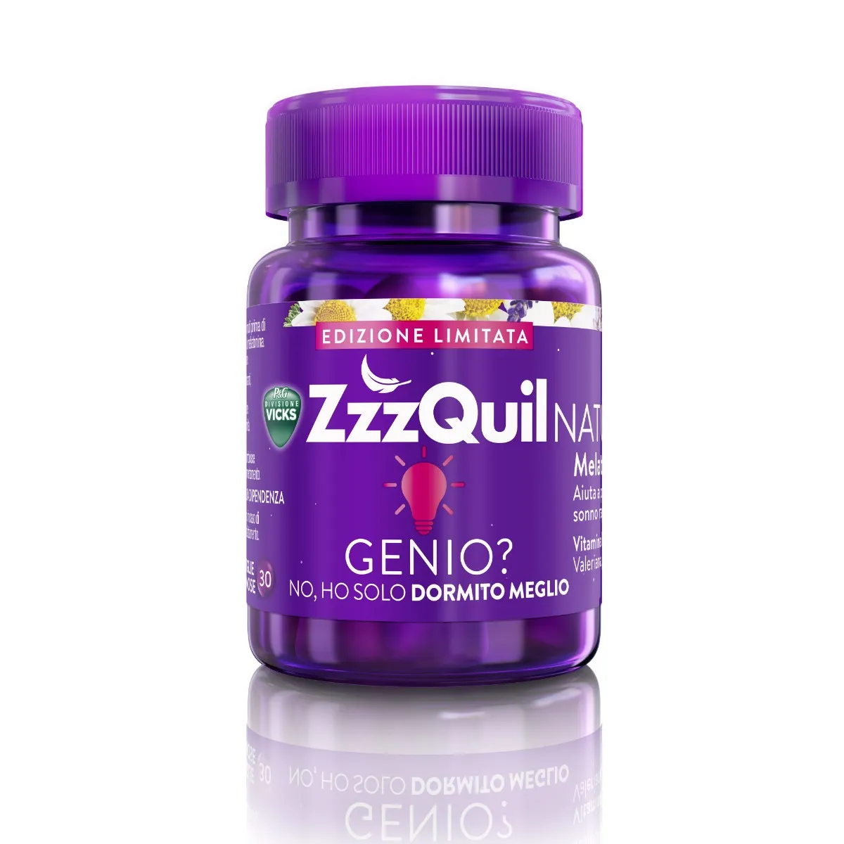 

Vicks ZzzQuil Natura Gusto Berries 30 жевательных таблеток снотворное