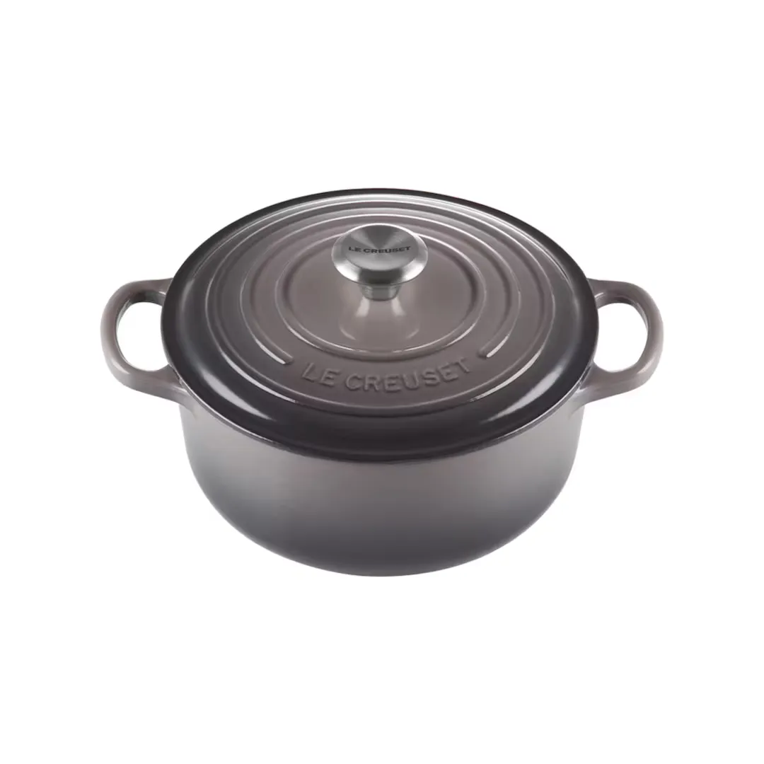 

Кокотка чугунная круглая Le Creuset, серый