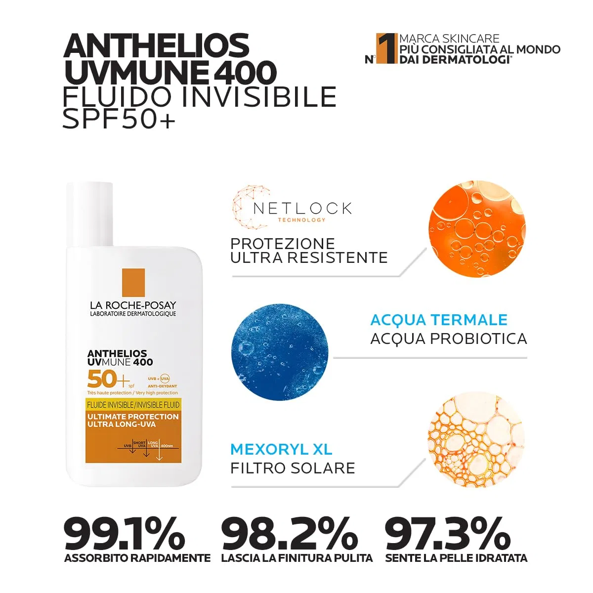Набор для лица La Roche-Posay Mela B3 Anti-Stain Serum 30 мл + Anthelios UVMune 400 Invisible Fluid SPF50+ 50 мл La Roche-Posay — фото 3