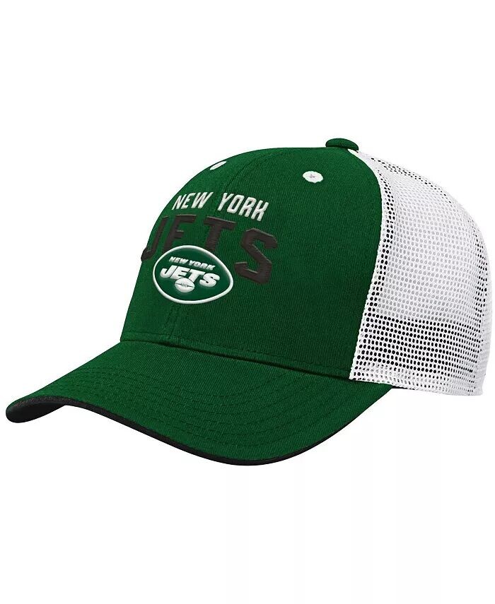 

Кепка-кнопка Big Boys Green New York Jets Core Lockup Outerstuff