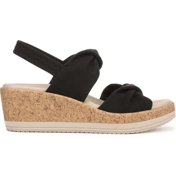 Женские босоножки Riley с открытой пяткой на танкетке Lifestride, черный — фото 2