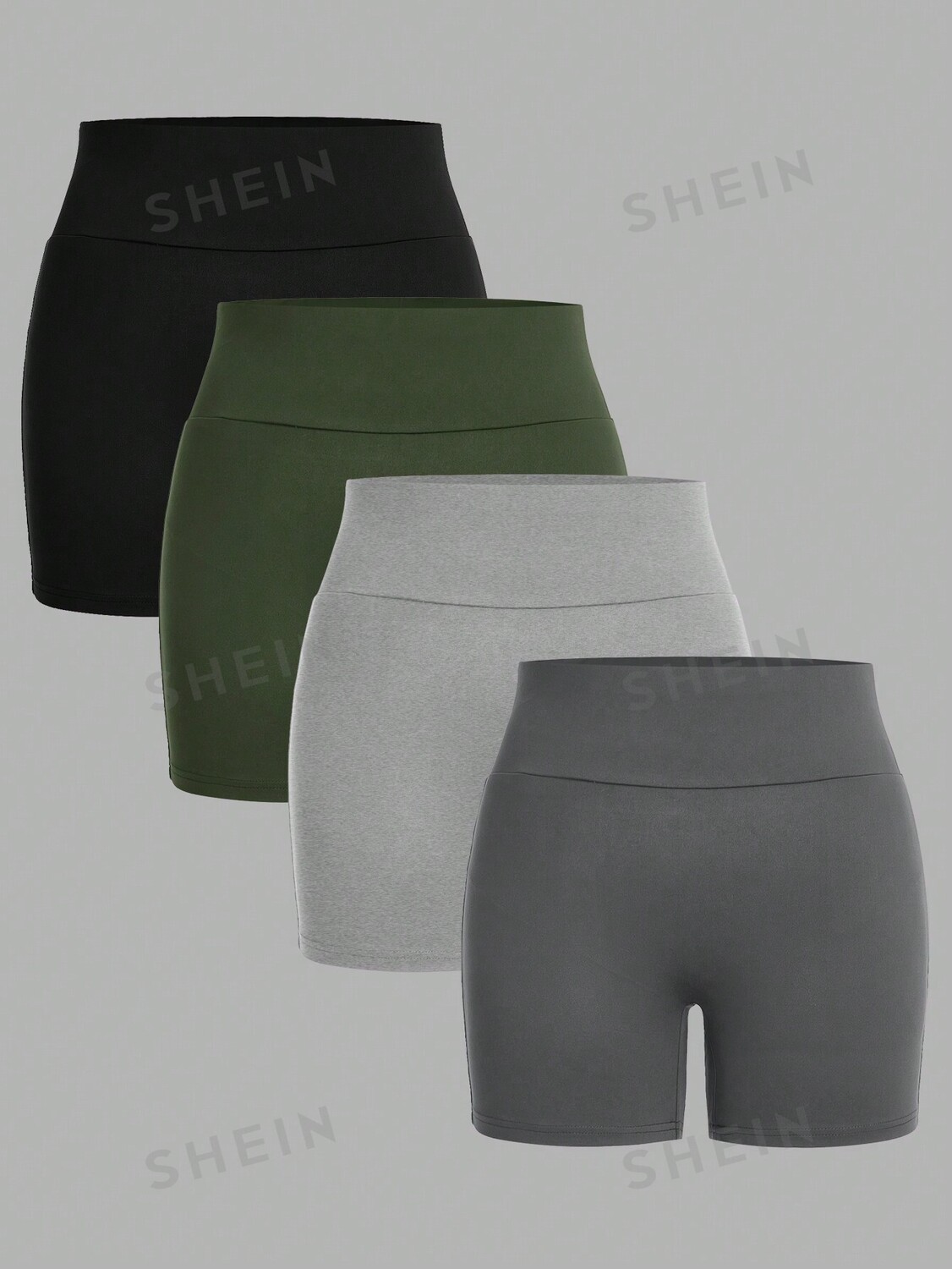 

EZwear Леггинсы комплект из 4 шт Shein, мультиколор