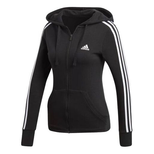 

Куртка с капюшоном спортивная куртка Adidas, черный