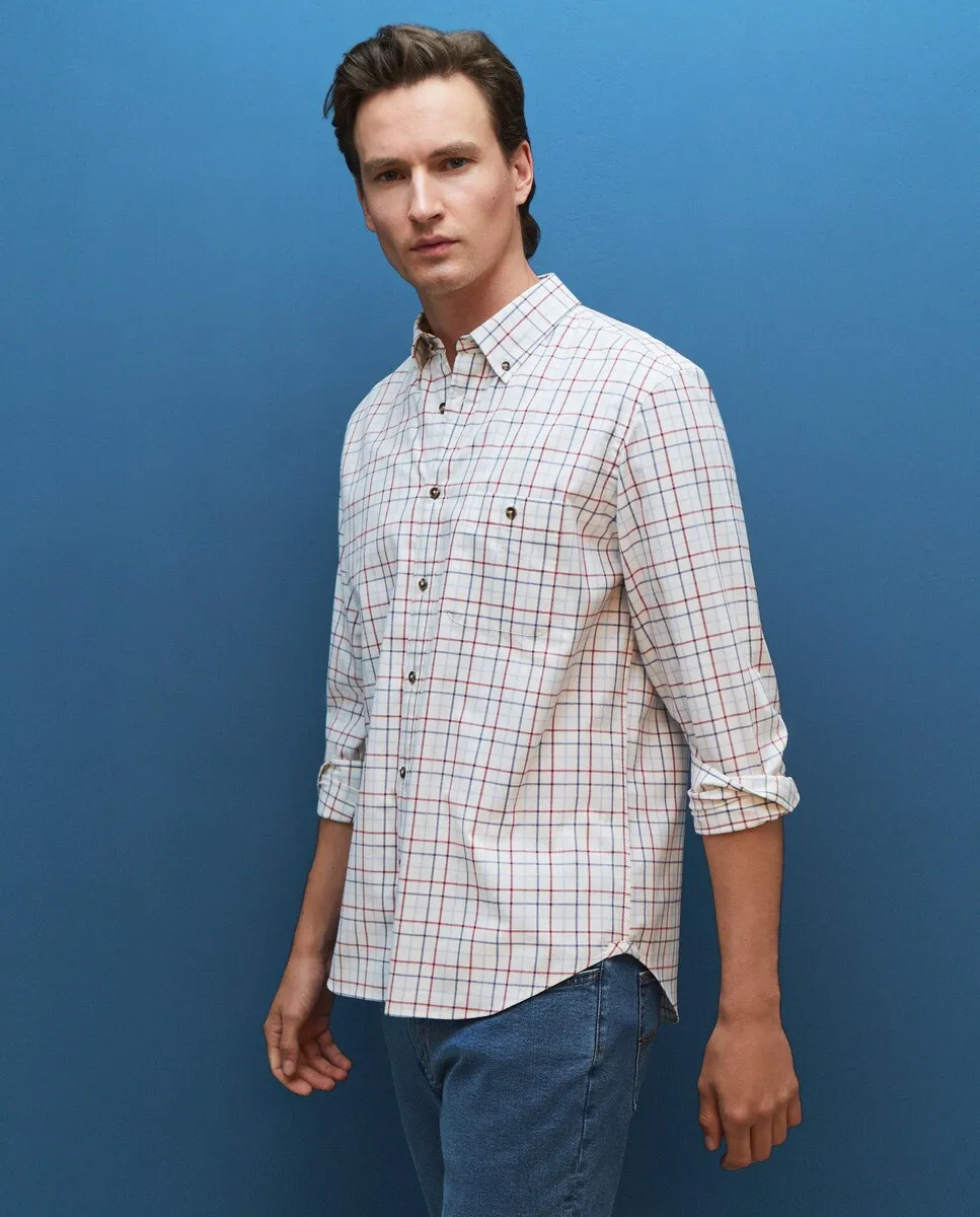 

Мужская рубашка Harrys из матовой ткани Dustin, бордовый
