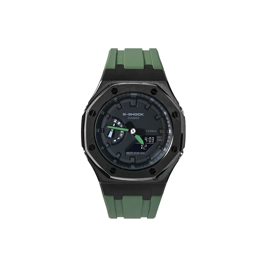 

CASIO Часы Men Liquid Crystal/Analog Dual Display Series Black Watch