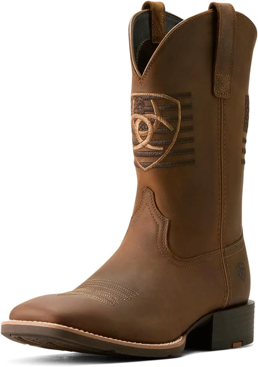 Мужские спортивные ковбойские сапоги ARIAT Freedom, коричневый