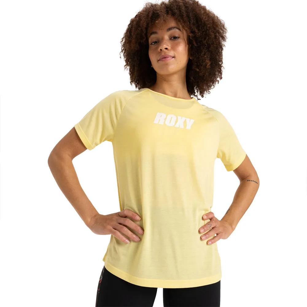

Футболка с коротким рукавом Roxy Everyday Flow, желтый