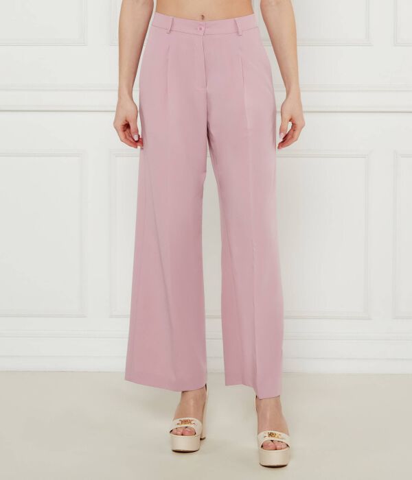 

Брюки Flare fit Liu Jo, розовый