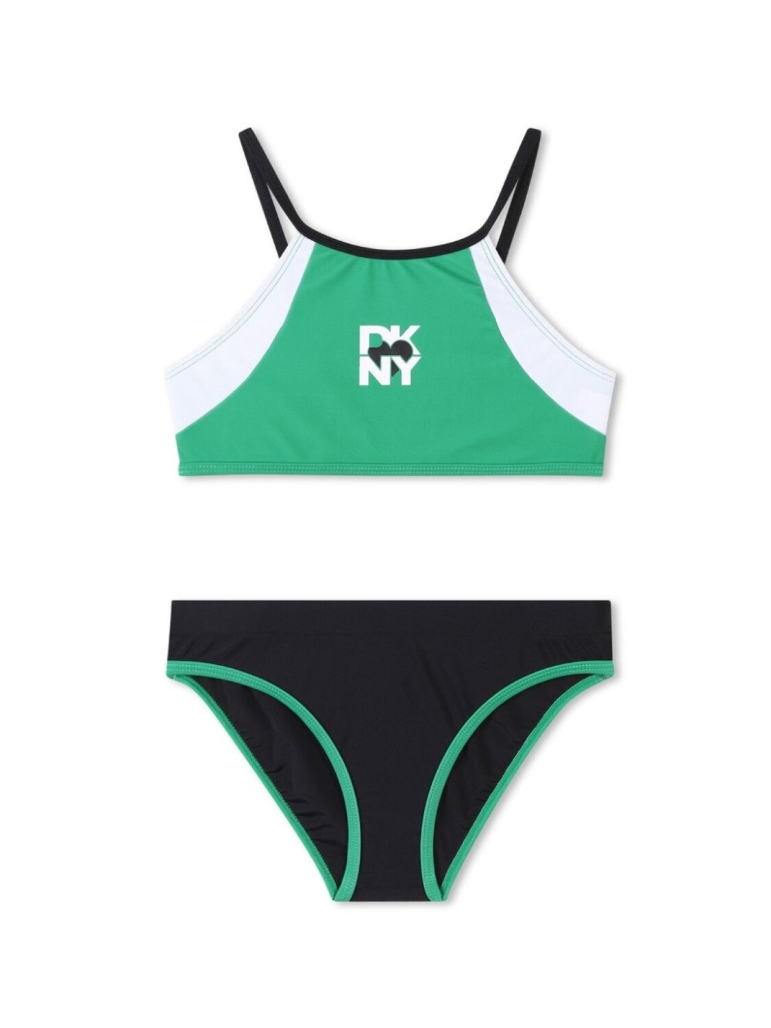

Dkny Kids бикини с логотипом, зеленый