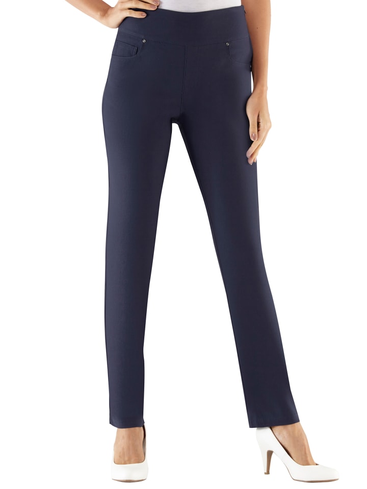 

Брюки с пятью карманами темно-синего цвета WITT WEIDEN