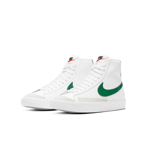 Кроссовки blazer mid '77 'white pine green' Nike, белый — фото 3