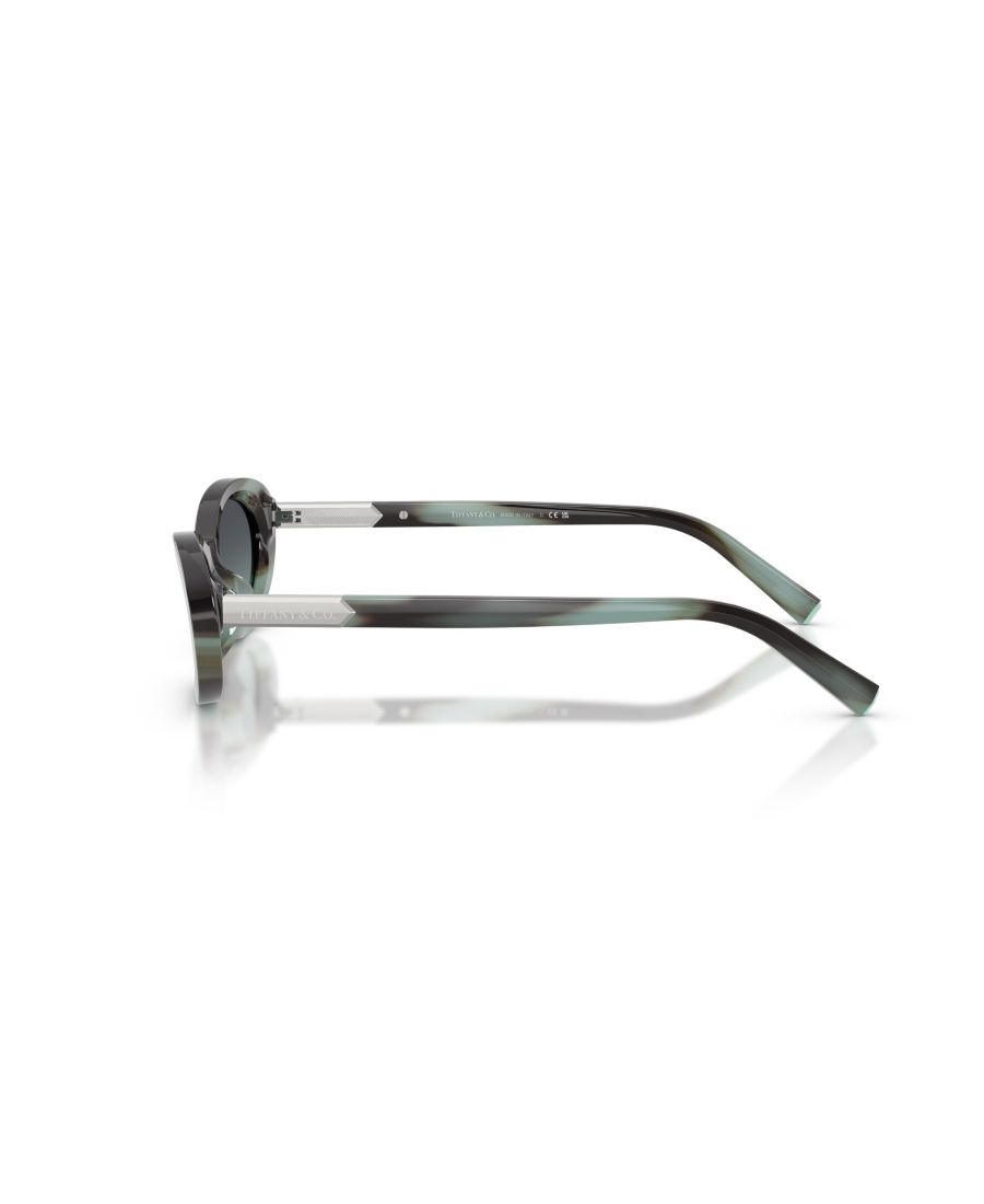 Женские овальные солнцезащитные очки, TF4250 Tiffany & Co, Striped Black Tiffany — фото 3