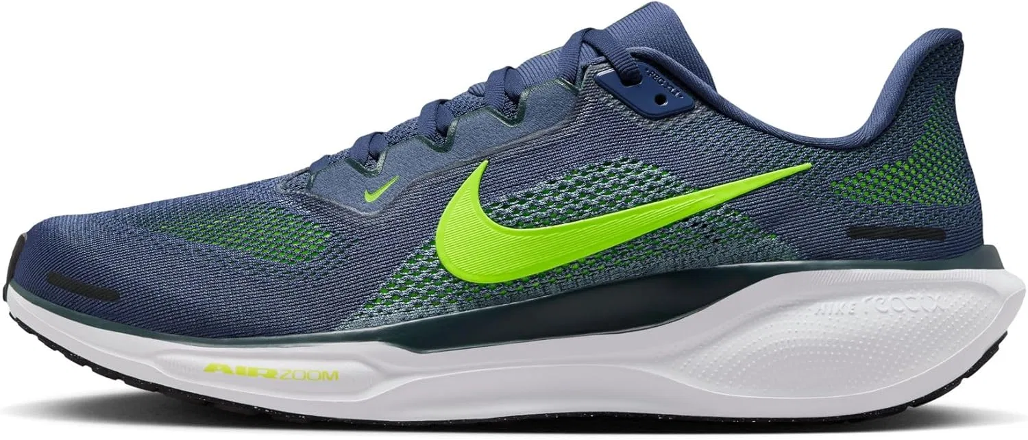 Кроссовки для бега Nike, фиолетовый/желтый/зеленый/серый