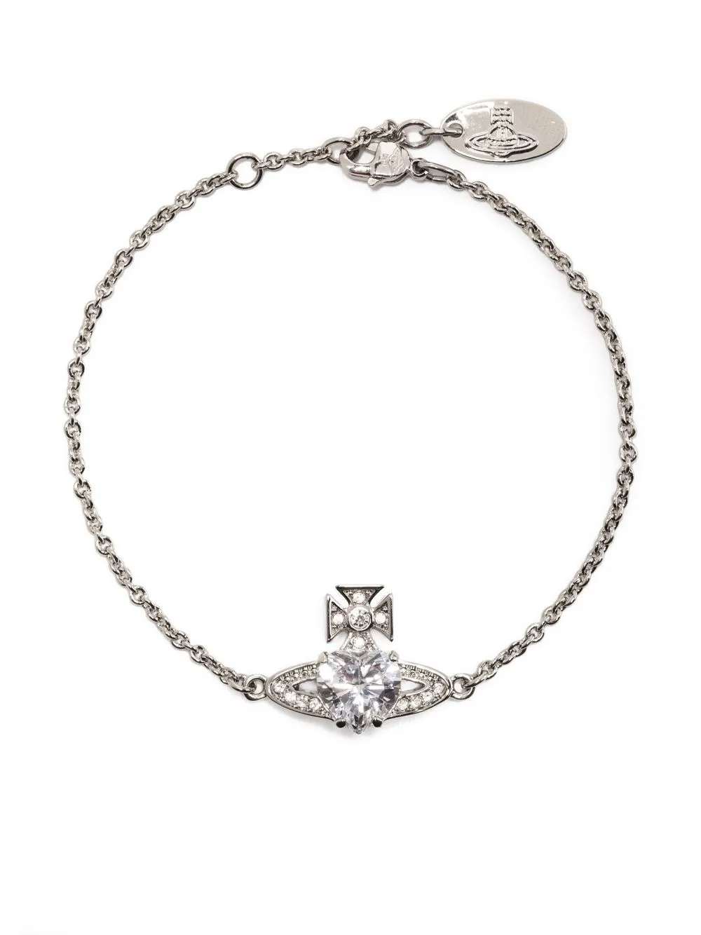

Цепочный браслет Bas Relief Vivienne Westwood, серебяный
