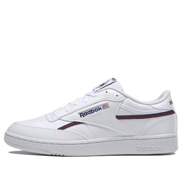 

Кроссовки club c 85 vegan 'white classic burgundy' Reebok, белый