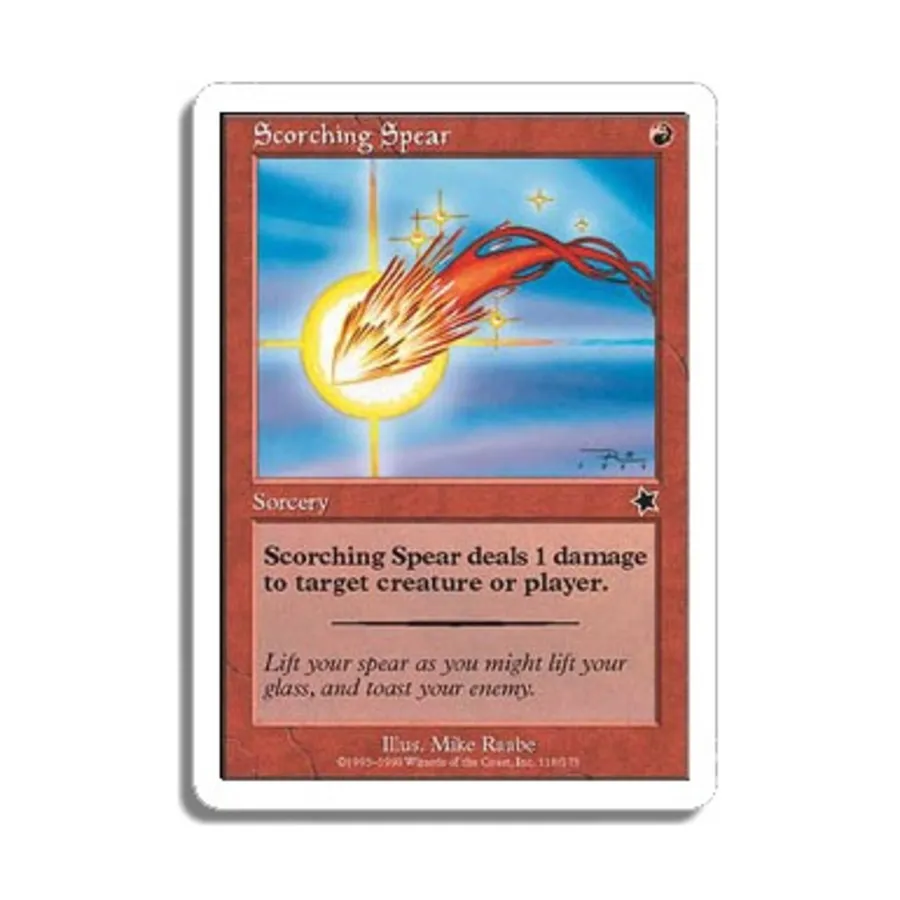 

CCG Опаляющее копье (С), MTG - Starter Series (1999)