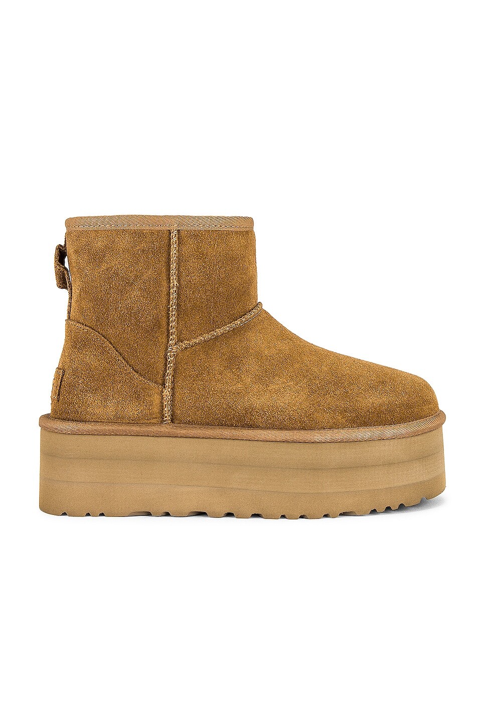 

Классические мини-ботинки на платформе Ugg, цвет Chestnut