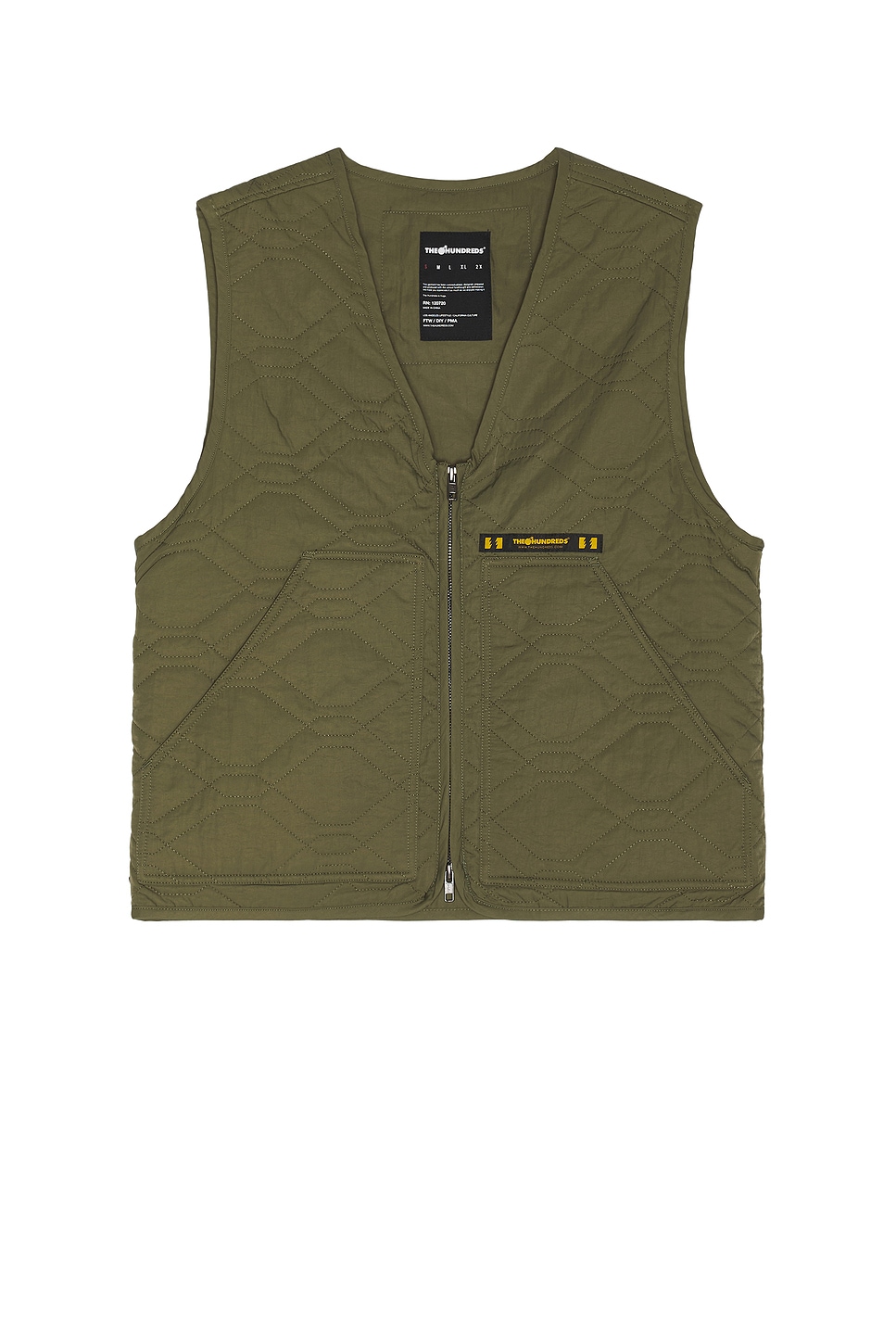 

Жилет с замком The Hundreds, military green