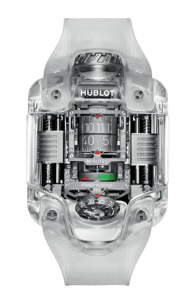 

Исключительные часы mp-10 турбийон с грузовой системой накопления энергии, сапфир 54,1 x 41,5 мм - лимитированная серия - 910.jx.0001.rt HUBLOT
