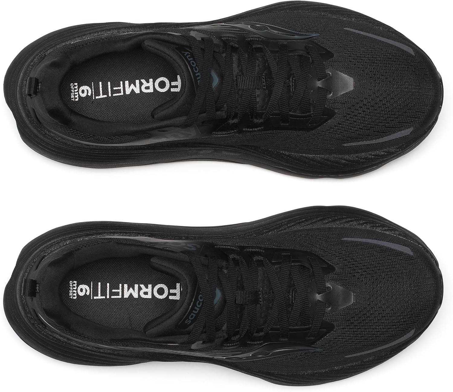 Кроссовки Saucony Hurricane 24 TG. Размер 40.5 EU. Цвет: черный (перечный) — фото 4