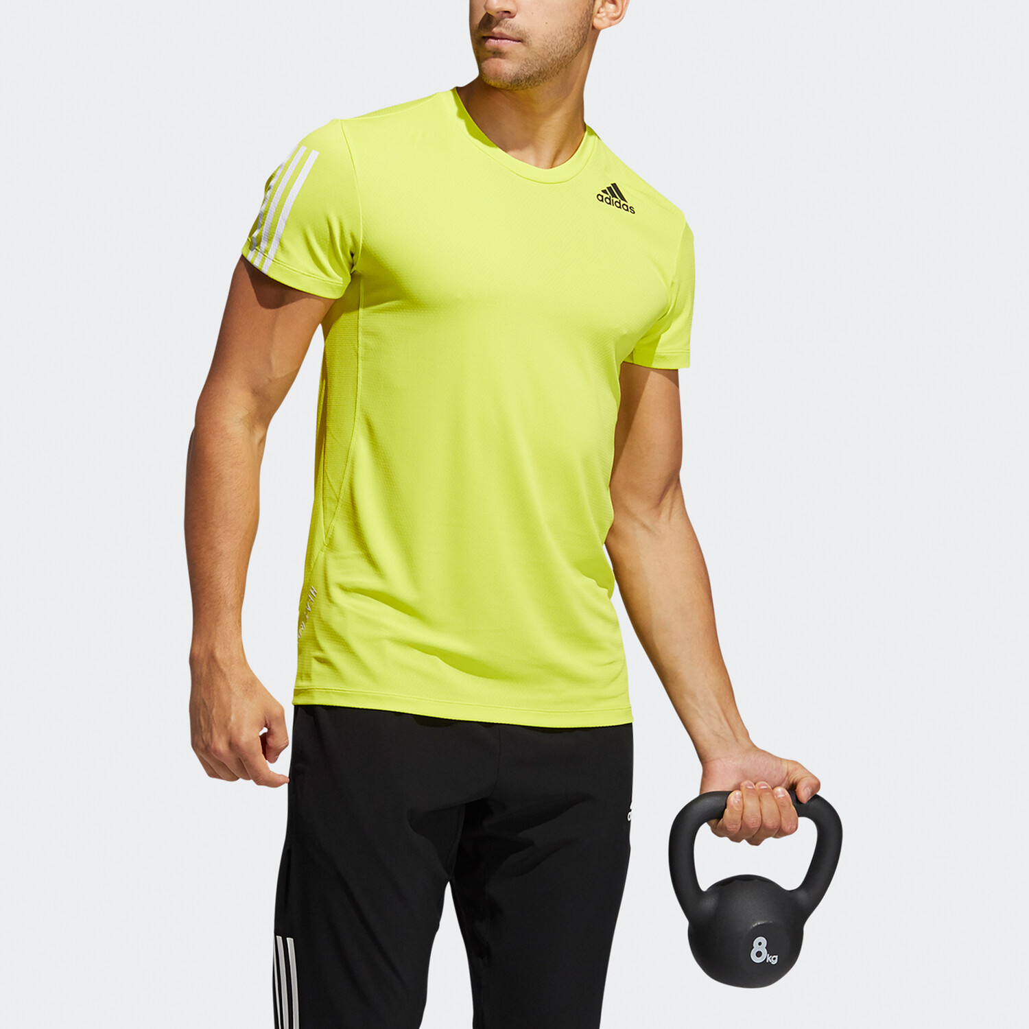 Футболка мужская Keylime Adidas, цвет Keylime — фото 4