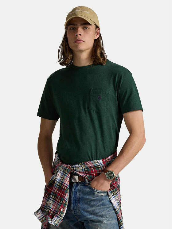 

Футболка custom slim fit 710671438460 Polo Ralph Lauren, зелёный