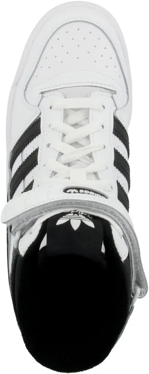 Детские кроссовки Adidas Originals Forum Mid J унисекс, Ftwr White Core Black Ftwr White — фото 2