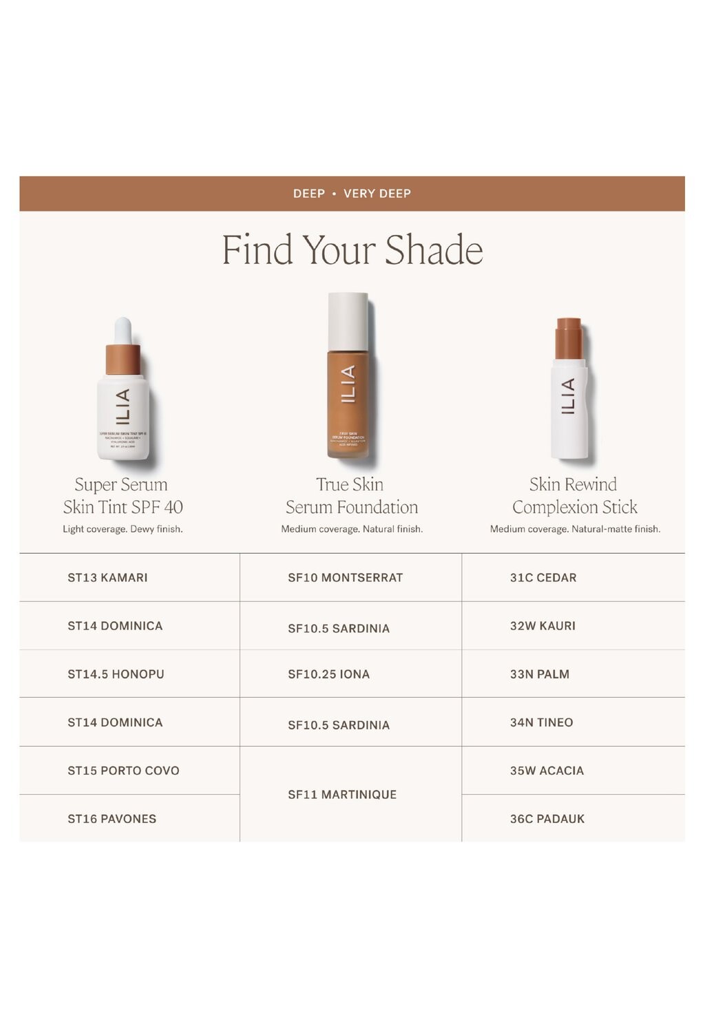 Консилер SKIN REWIND COMPLEXION STICK ILIA Beauty, темно-коричневый — фото 3