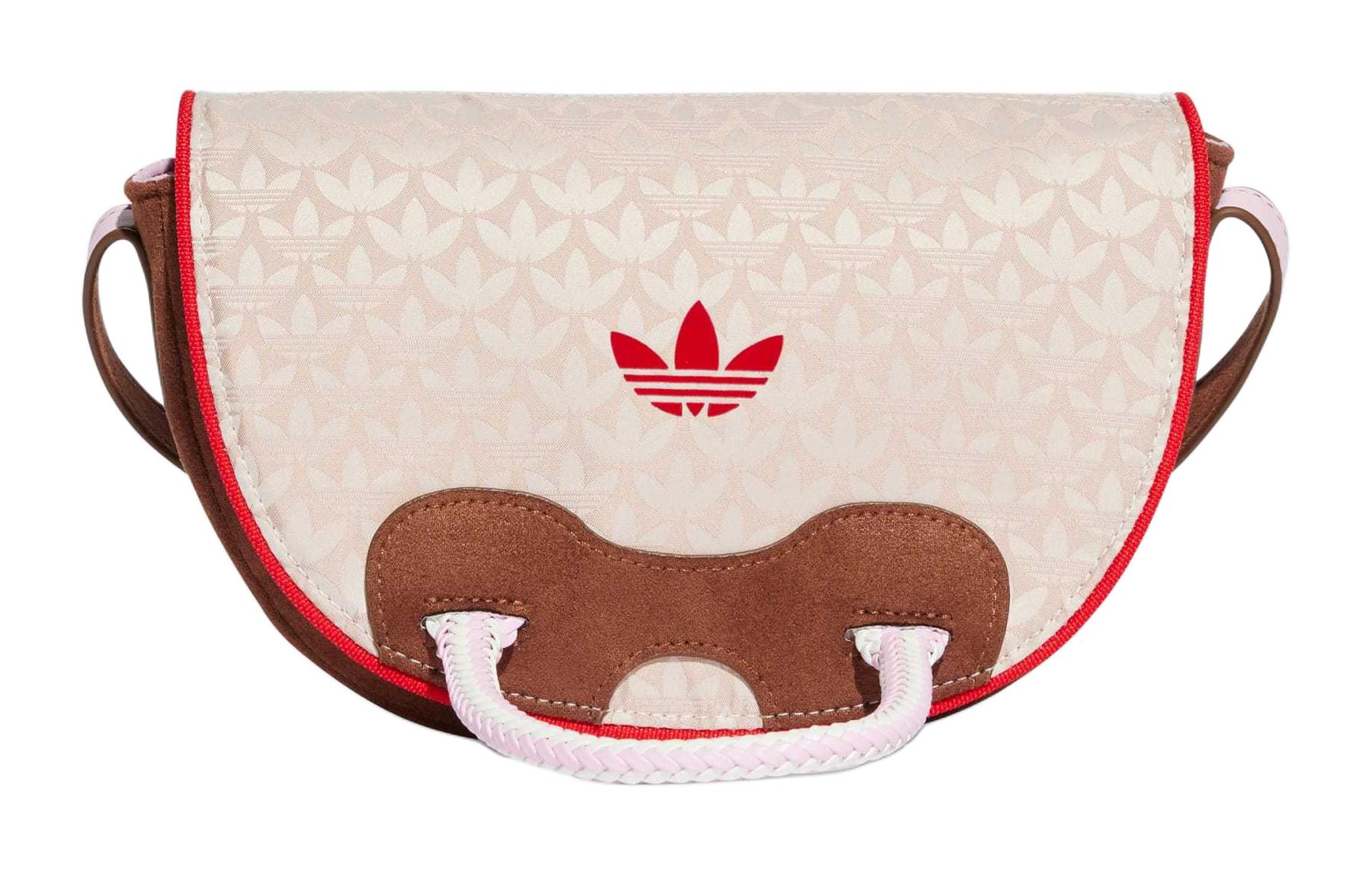 

Adidas Originals Сумка через плечо из жаккардовой замши, обычная, унисекс, бежевая