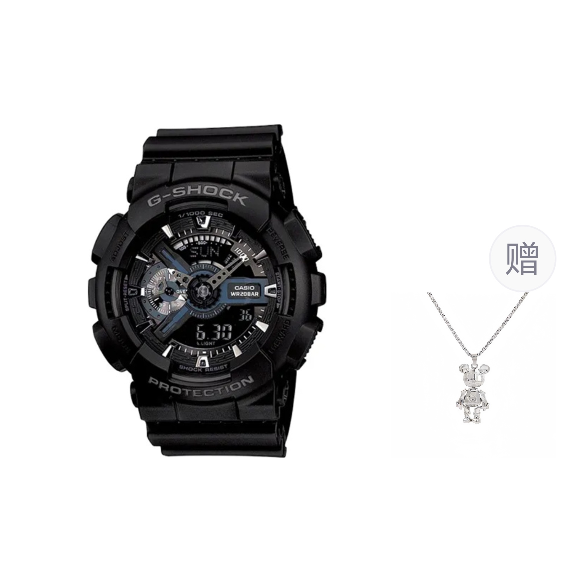 

G-SHOCK Часы Quartz Movement Watch Unisex Black Dial, Black Dial